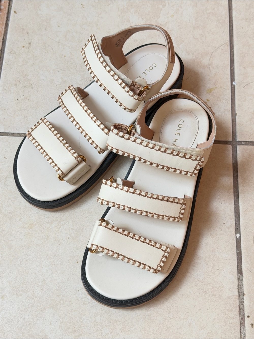 Cole Haan Grandpro Daylin Triple Strap Wedge Sandals